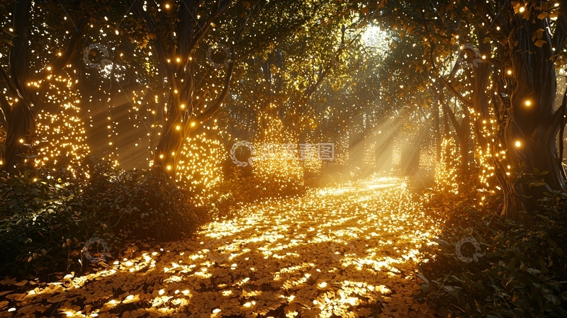 高清大图下载【趣麦麦图】梦幻森林小路108