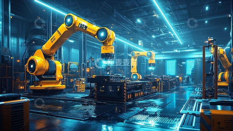 高清大图下载【趣麦麦图】智能工厂
