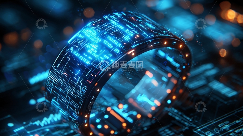 高清大图下载【趣麦麦图】科幻智能戒指