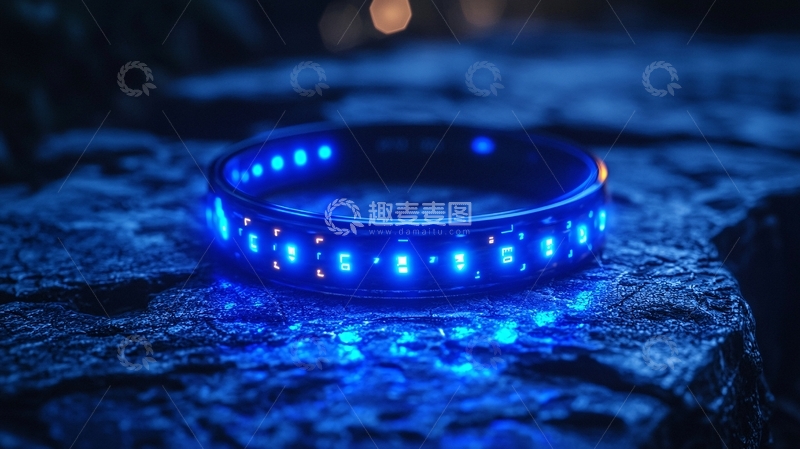 高清大图下载【趣麦麦图】夜光LED手镯