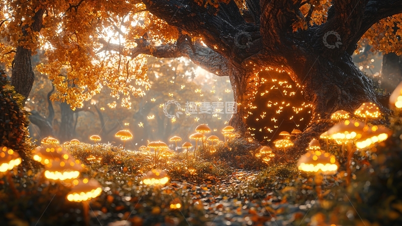 高清大图下载【趣麦麦图】秋季森林