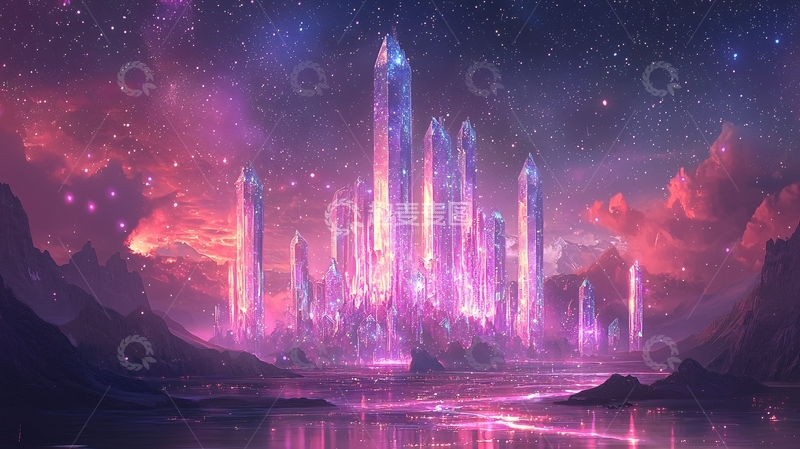 高清大图下载【趣麦麦图】梦幻水晶城
