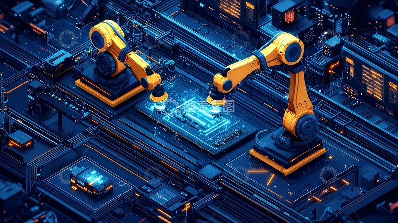 高清大图下载【趣麦麦图】智能制造