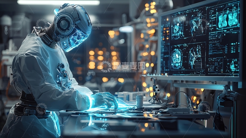 高清大图下载【趣麦麦图】未来科技实验室