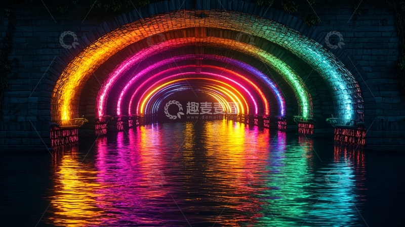 高清大图下载【趣麦麦图】彩虹桥