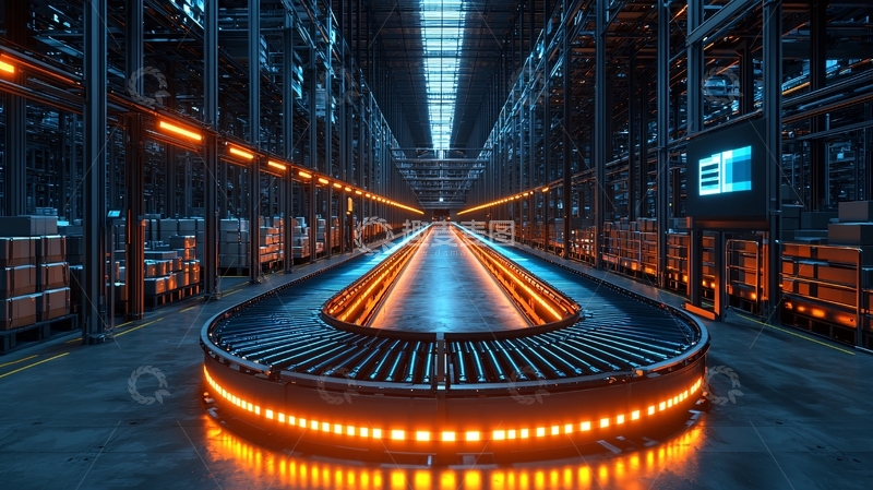 高清大图下载【趣麦麦图】现代化智能仓库