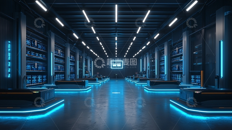 高清大图下载【趣麦麦图】未来科技感商店