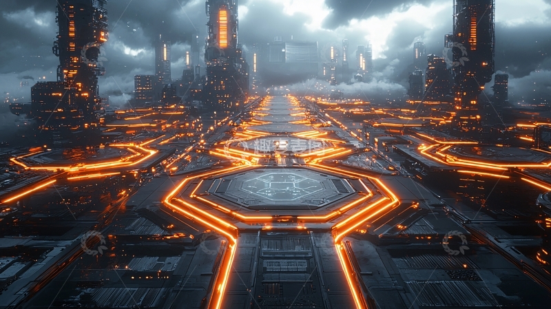 高清大图下载【趣麦麦图】未来都市