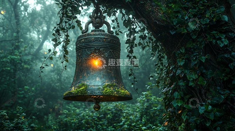 高清大图下载【趣麦麦图】古钟