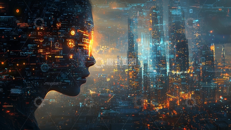 高清大图下载【趣麦麦图】未来都市