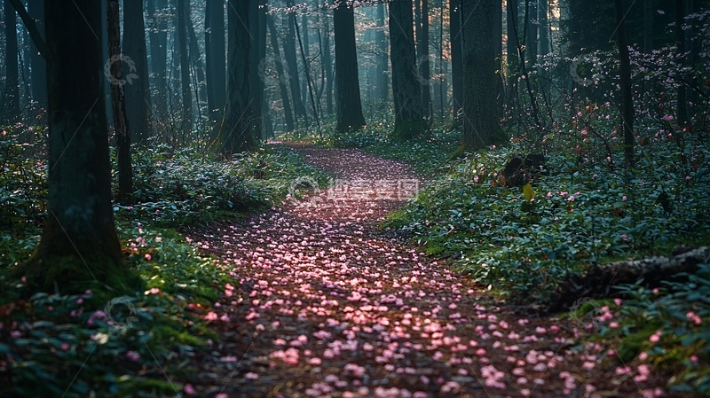 高清大图下载【趣麦麦图】森林小路