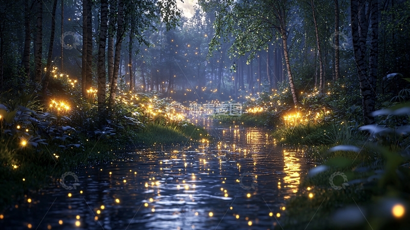 高清大图下载【趣麦麦图】萤火之森