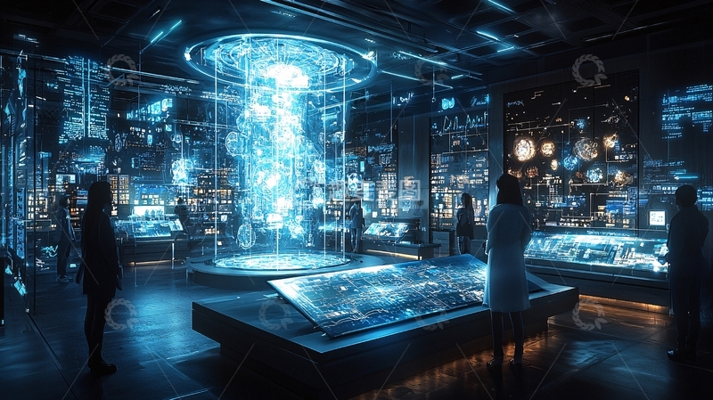 高清大图下载【趣麦麦图】未来科技实验室