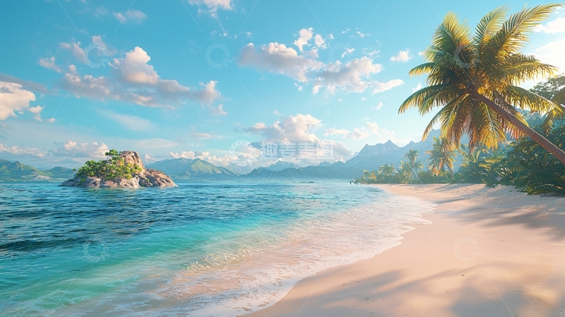 高清大图下载【趣麦麦图】阳光沙滩海岛风景