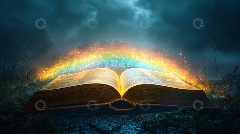高清大图下载【趣麦麦图】魔法书籍