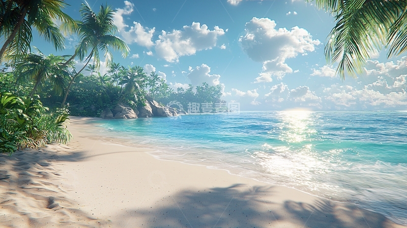 高清大图下载【趣麦麦图】热带海滩风光