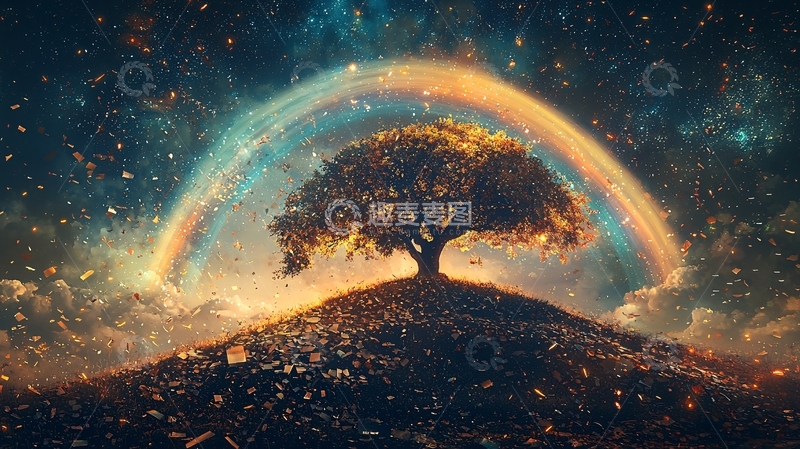 高清大图下载【趣麦麦图】宇宙树