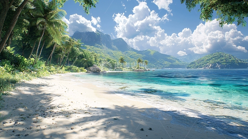 高清大图下载【趣麦麦图】热带海滩风景