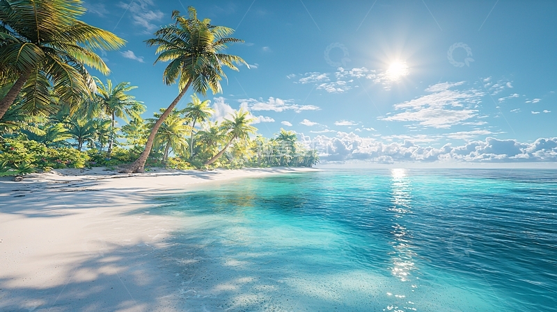 高清大图下载【趣麦麦图】热带海滩风光