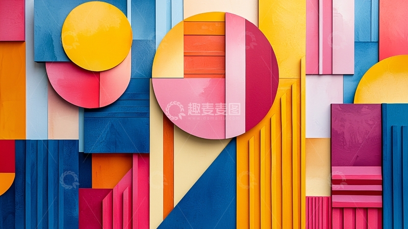 高清大图下载【趣麦麦图】抽象几何图形