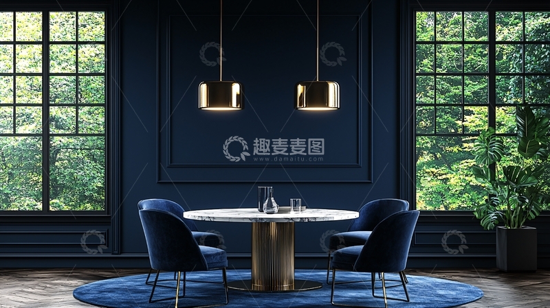 高清大图下载【趣麦麦图】现代轻奢餐厅吊灯