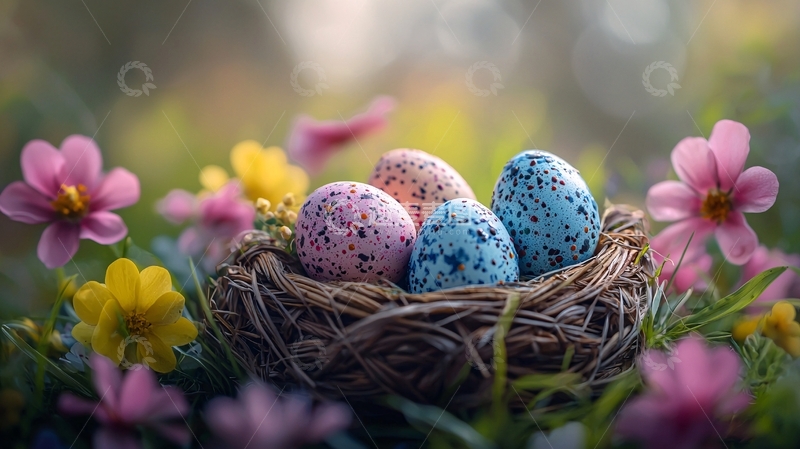 高清大图下载【趣麦麦图】鸟巢彩蛋