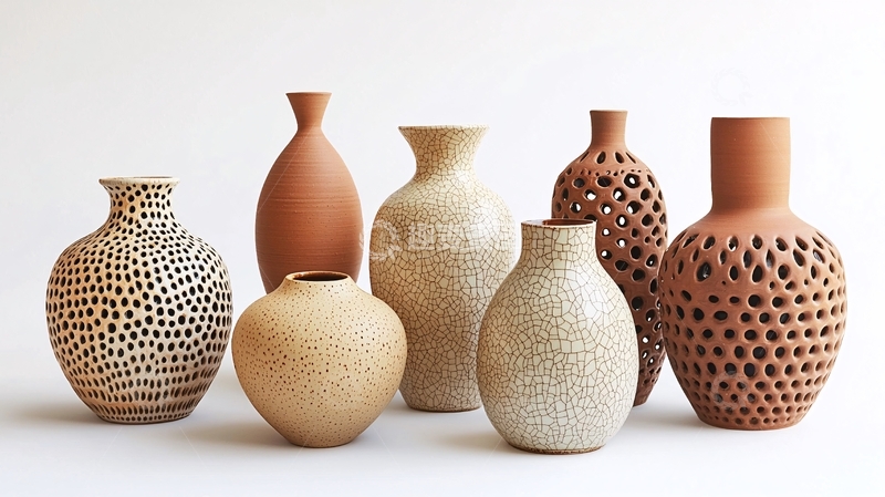 高清大图下载【趣麦麦图】陶艺花瓶系列