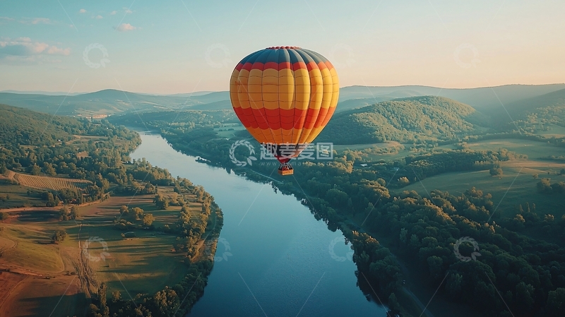 高清大图下载【趣麦麦图】热气球