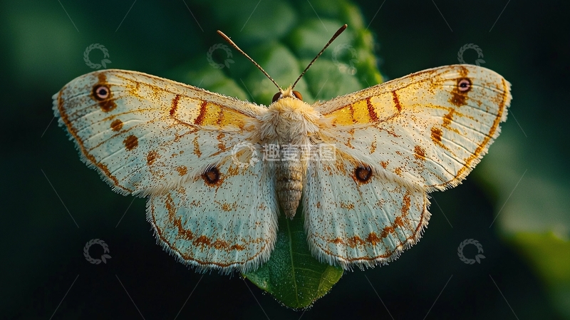 高清大图下载【趣麦麦图】浅色翅膀的蛾子