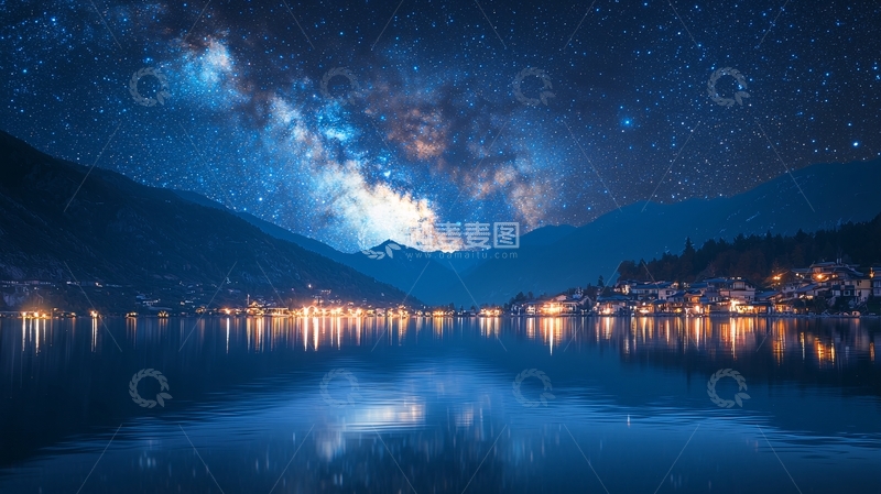 高清大图下载【趣麦麦图】星空夜景