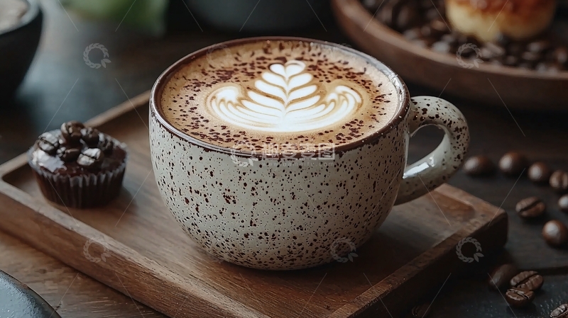 高清大图下载【趣麦麦图】咖啡拉花