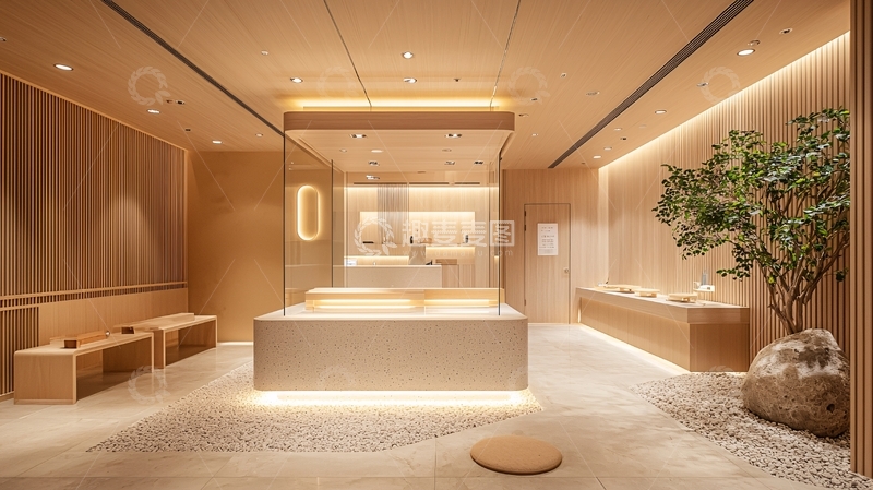 高清大图下载【趣麦麦图】极简风日式木质空间