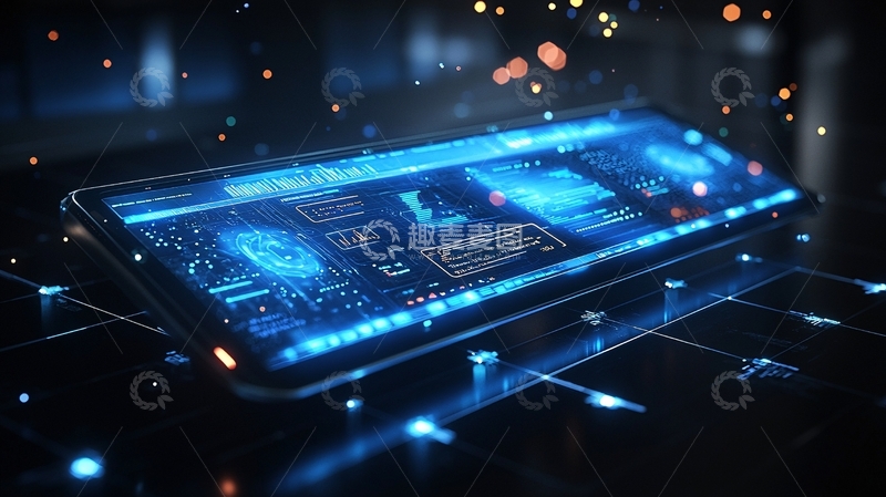 高清大图下载【趣麦麦图】科技感十足的手机界面