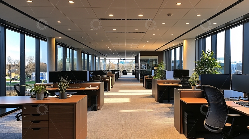高清大图下载【趣麦麦图】现代化开放式办公空间