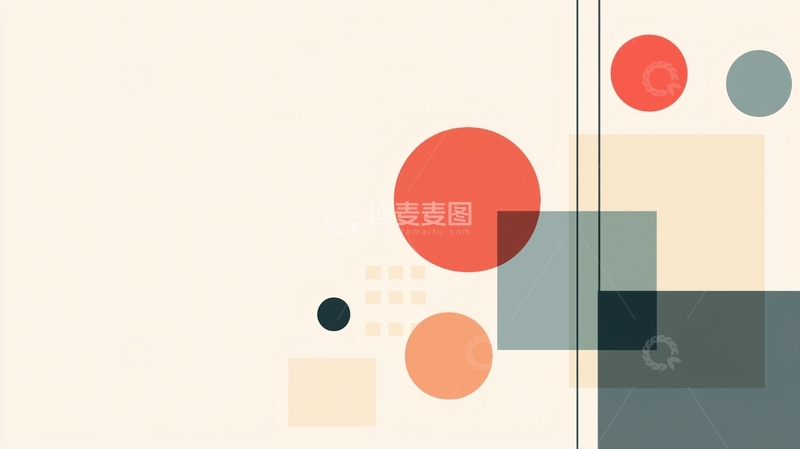 高清大图下载【趣麦麦图】抽象几何背景