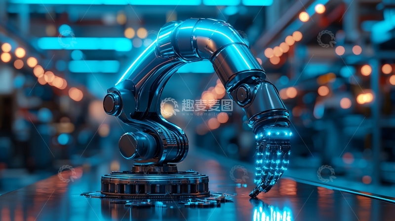 高清大图下载【趣麦麦图】工业机器人手臂15