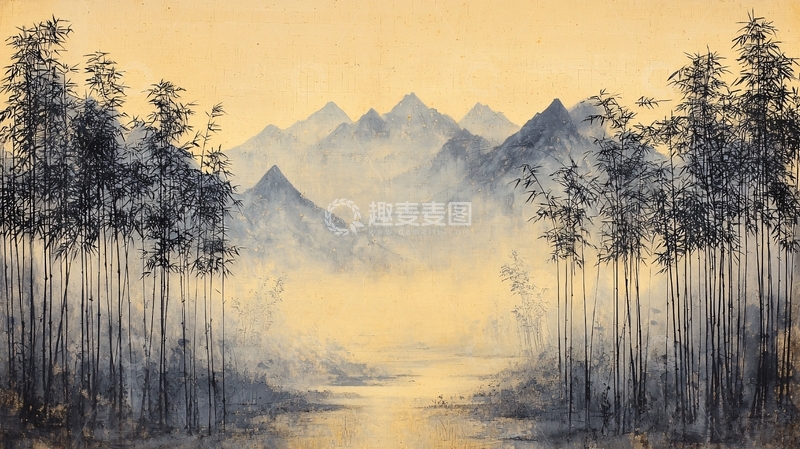 高清大图下载【趣麦麦图】水墨画