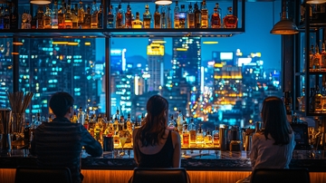夜景酒吧