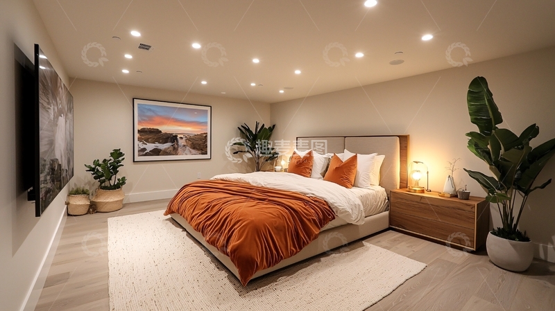 高清大图下载【趣麦麦图】现代简约卧室设计195