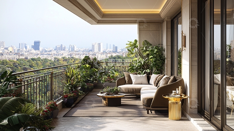 高清大图下载【趣麦麦图】阳台景观