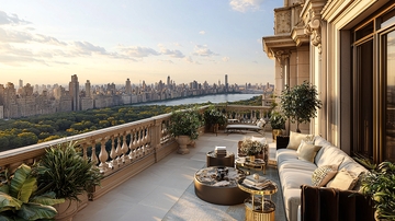 中央公园景观阳台