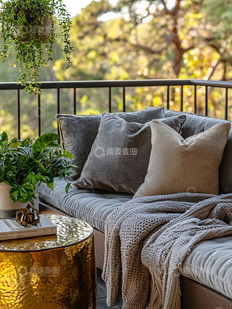 高清大图下载【趣麦麦图】阳台休闲区
