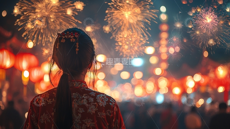 高清大图下载【趣麦麦图】女子背影