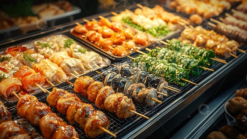 高清大图下载【趣麦麦图】烤肉串