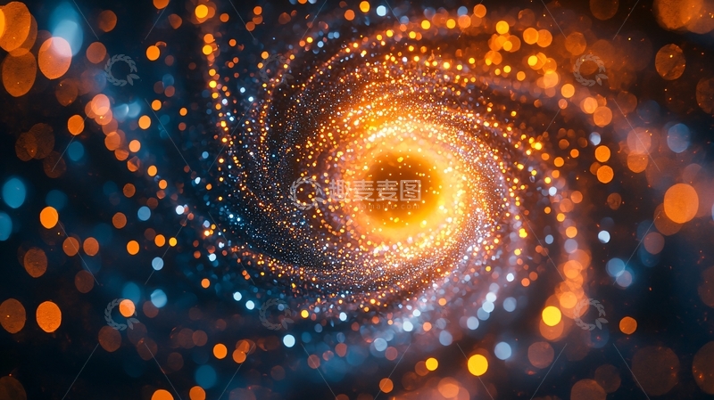 高清大图下载【趣麦麦图】旋转星系