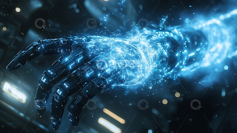 未来科技感机械手臂