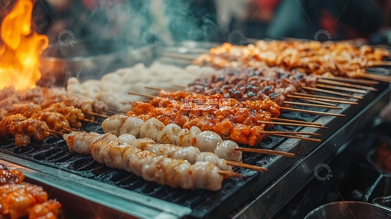 高清大图下载【趣麦麦图】烤串