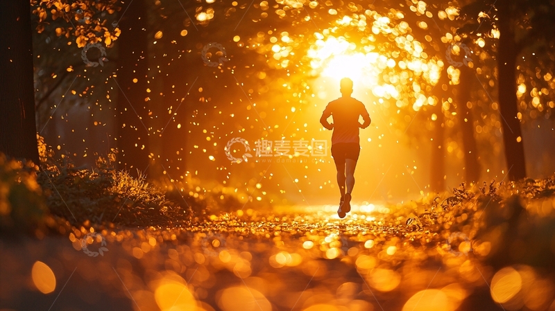 高清大图下载【趣麦麦图】晨跑