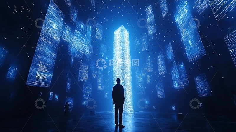 高清大图下载【趣麦麦图】数据洪流