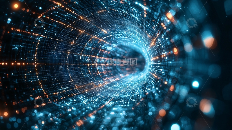 高清大图下载【趣麦麦图】数字隧道15